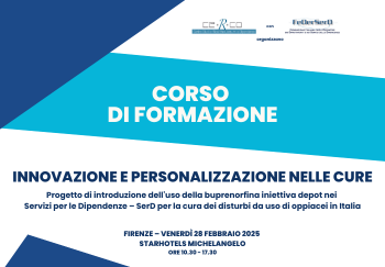 CORSO DI FORMAZIONE PROGETTO INNOVAZIONE E PERSONALIZZAZIONE NELLE CURE